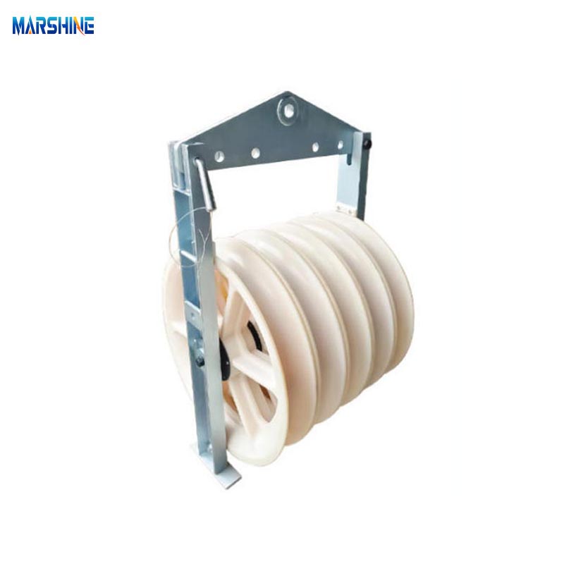 Serie da 660 mm Blocco di stringa conduttore a pulegge di nylon