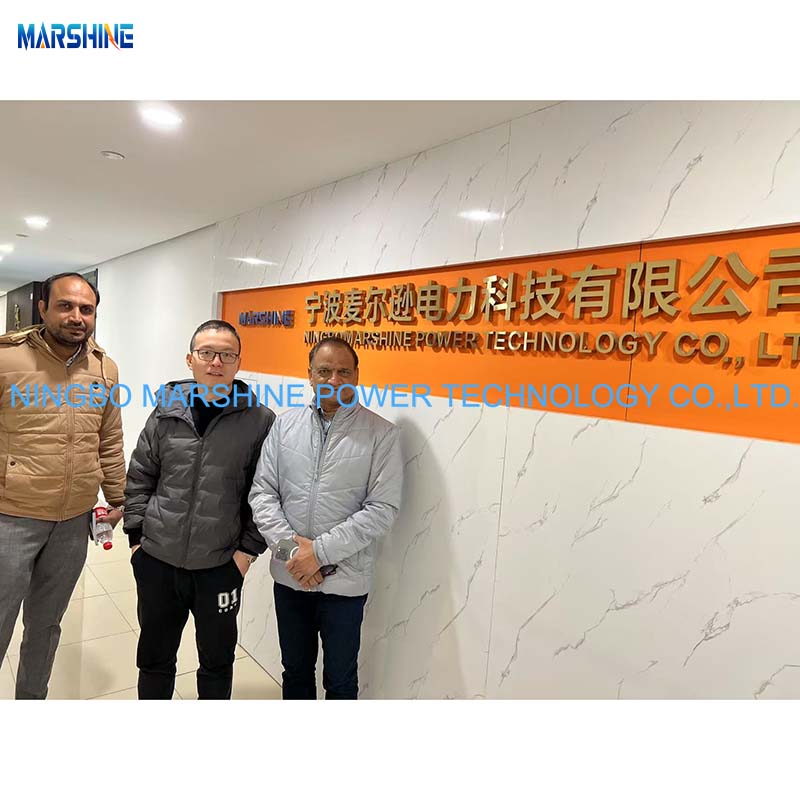 I clienti indiani esplorano la partnership strategica con Marshine durante la visita