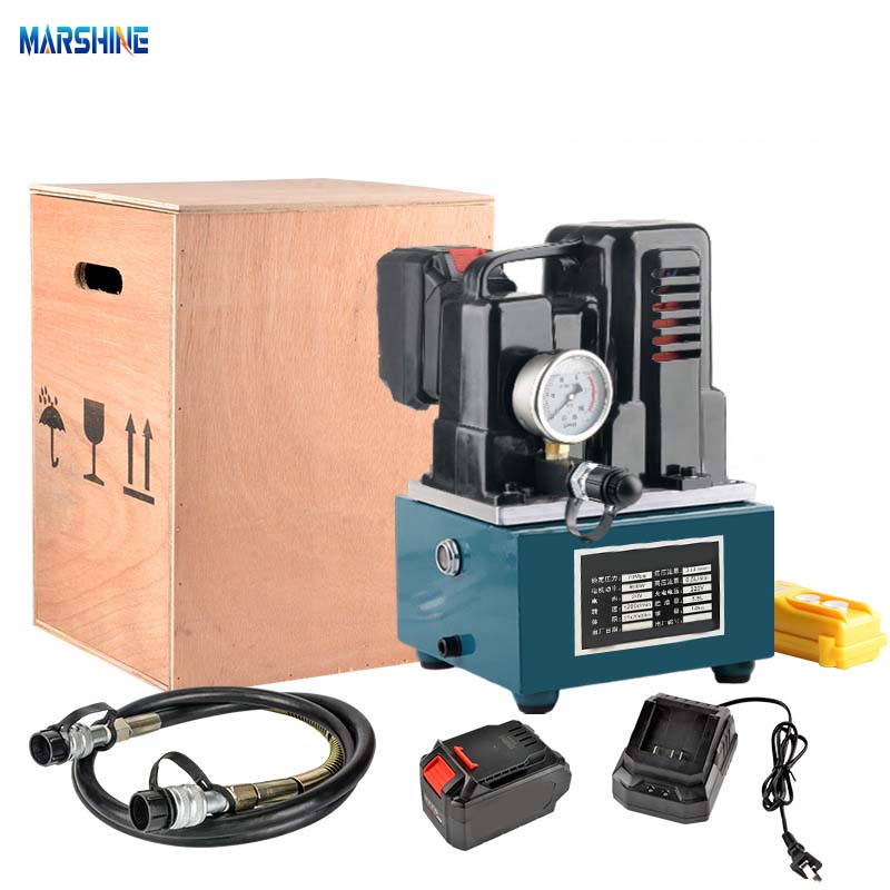 Come utilizzare la stazione di pompa elettrica idraulica ricaricabile a marshine GYB-63D a singolo circuito