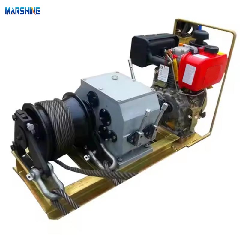 Cintura Diesel Core di macinazione Cavo di tiro Macchina del verricello