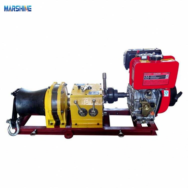 Cavo diesel che tira il verricello macchina 10t