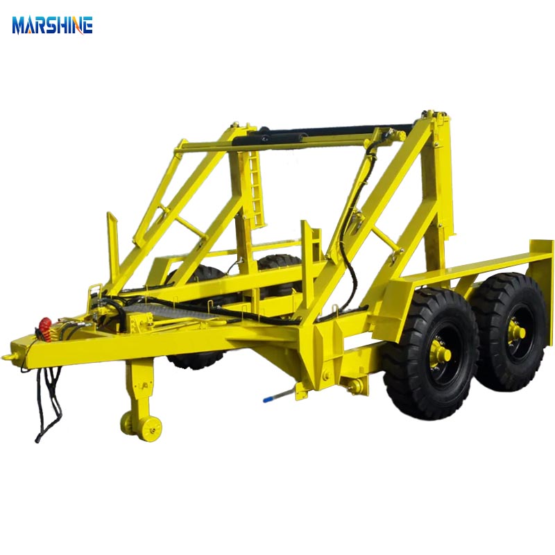 MAR-CD-700 Rimorchio per tamburi per cavi con doppio asse