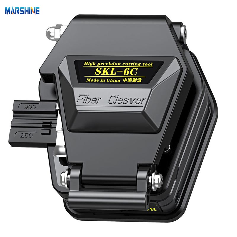 Taglierina automatica per fibra ottica in un unico passaggio